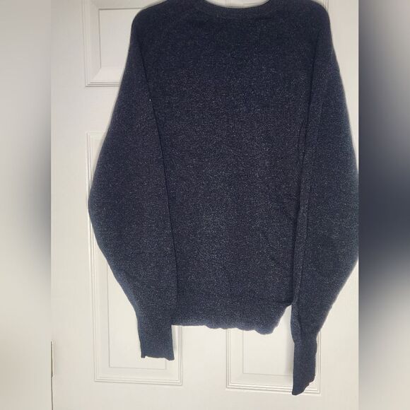 Auchterliones St Andrew SCOTLAND 112/44" XL BlackKnit 100%WOOL Lslv Men Sweater - Picture 7 of 7